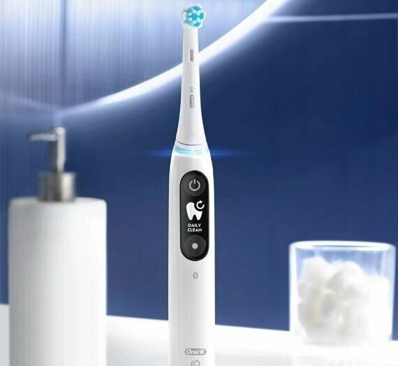 Электрическая зубная щетка Oral B iO Series 6 White, белый - фотография № 11