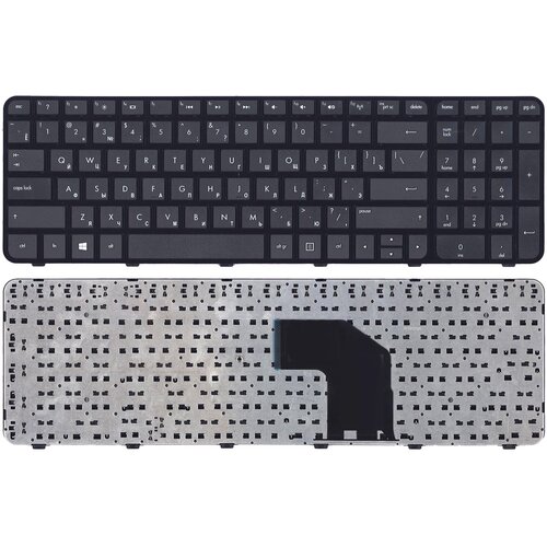 Клавиатура для ноутбука HP Pavilion G6-2000 черная с рамкой поддон дно для hp pavilion g6 2000 g6 2004er g6 2137sr