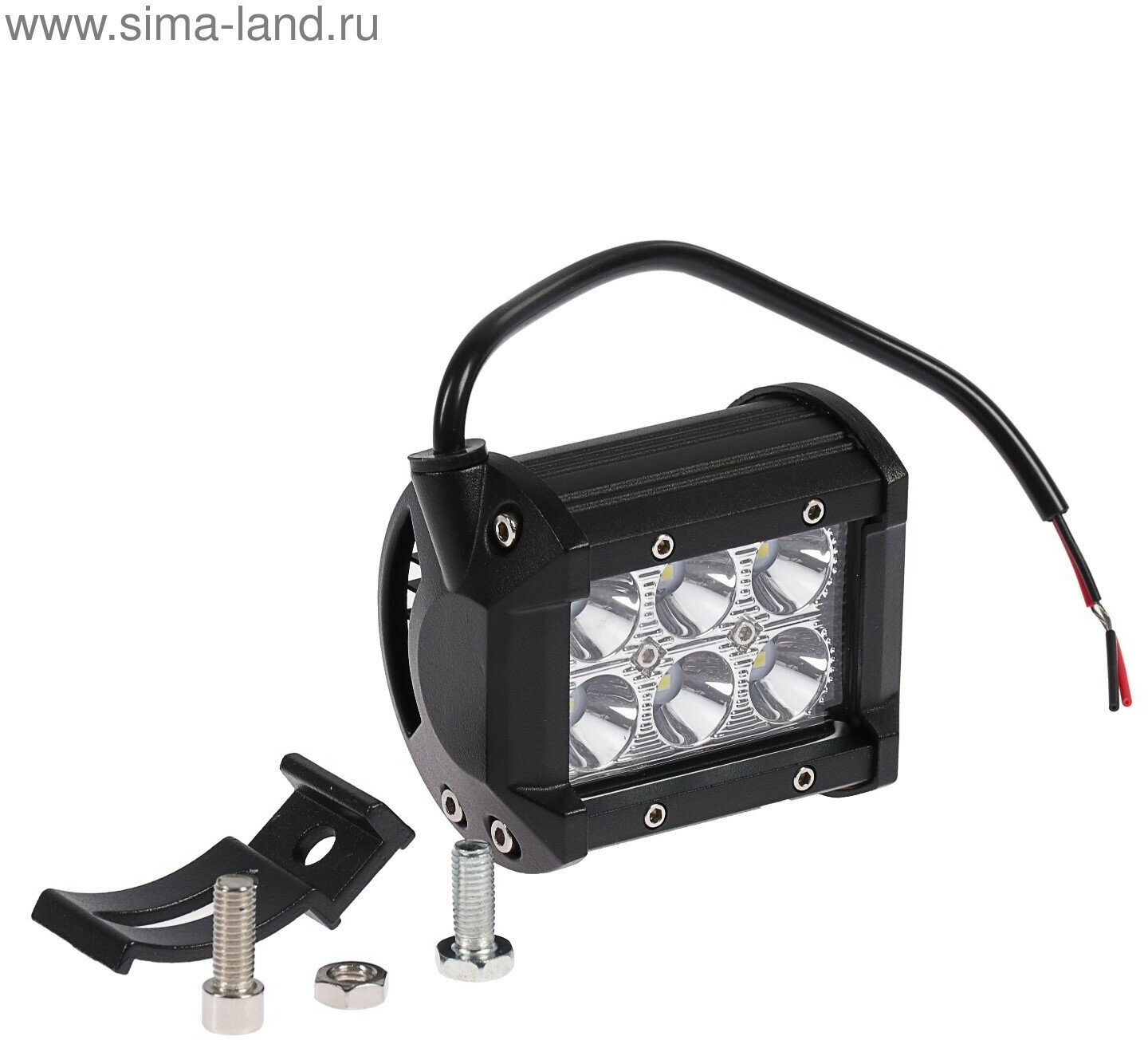 Противотуманная фара 6 LED IP67 18 Вт 6000 К 12-24 В направленный свет