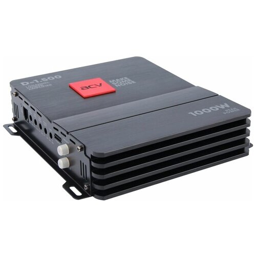 Усилитель автомобильный ACV D-1500 черный 37616 11001₽