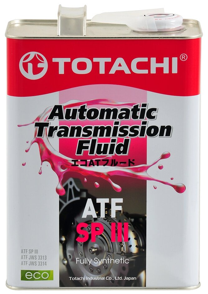 Жидкость для АКПП TOTACHI ATF SPIII, 1 л - фото №4