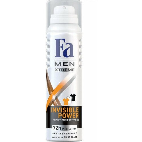 Fa Men Xtreme Invisible Power Антиперспирант спрей мужской, 150 мл, 3 шт rexona invisible ice антиперспирант спрей мужской 150 мл