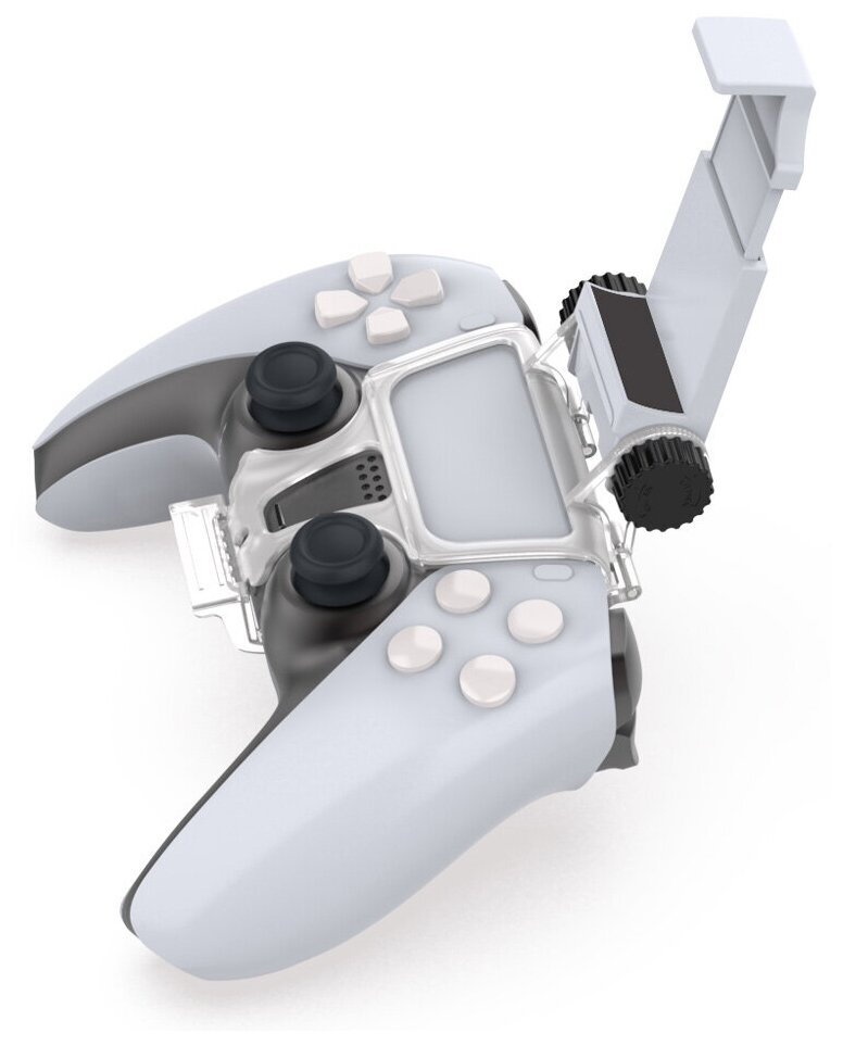 Крепление к геймпаду от Sony PlayStation 5 PS5 DualSense для игры на телефоне DOBE Mobile Phone Clamp