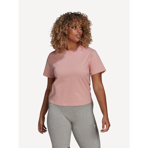 фото Футболка/adidas/he6890/tee/розовый/40