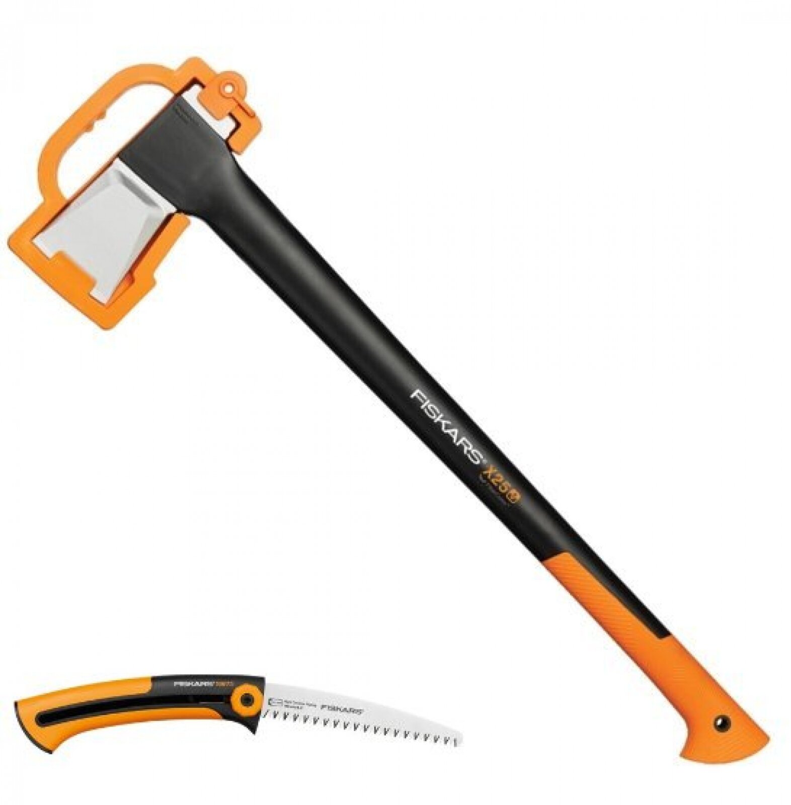 Набор FISKARS топор-колун X25 + пила, 1025437