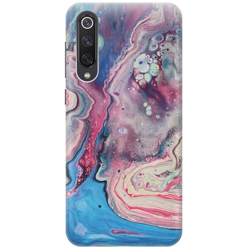 фото Gosso ультратонкий силиконовый чехол-накладка для xiaomi mi 9 se с принтом "разноцветный мрамор"