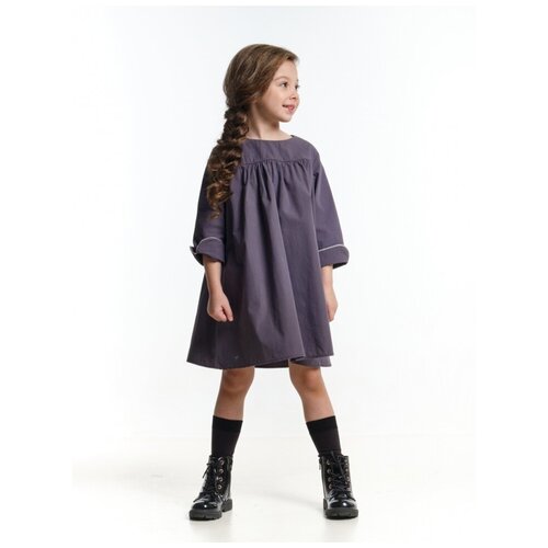 Платье для девочек Mini Maxi, модель 2348, цвет серый, размер 110