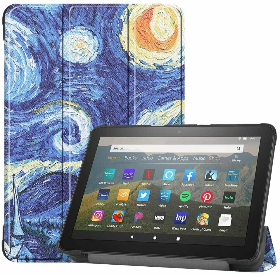 Чехол Smart Case для Amazon Kindle Fire HD 8 / 8 Plus (2020), 8 дюймов (Abstract Painting)