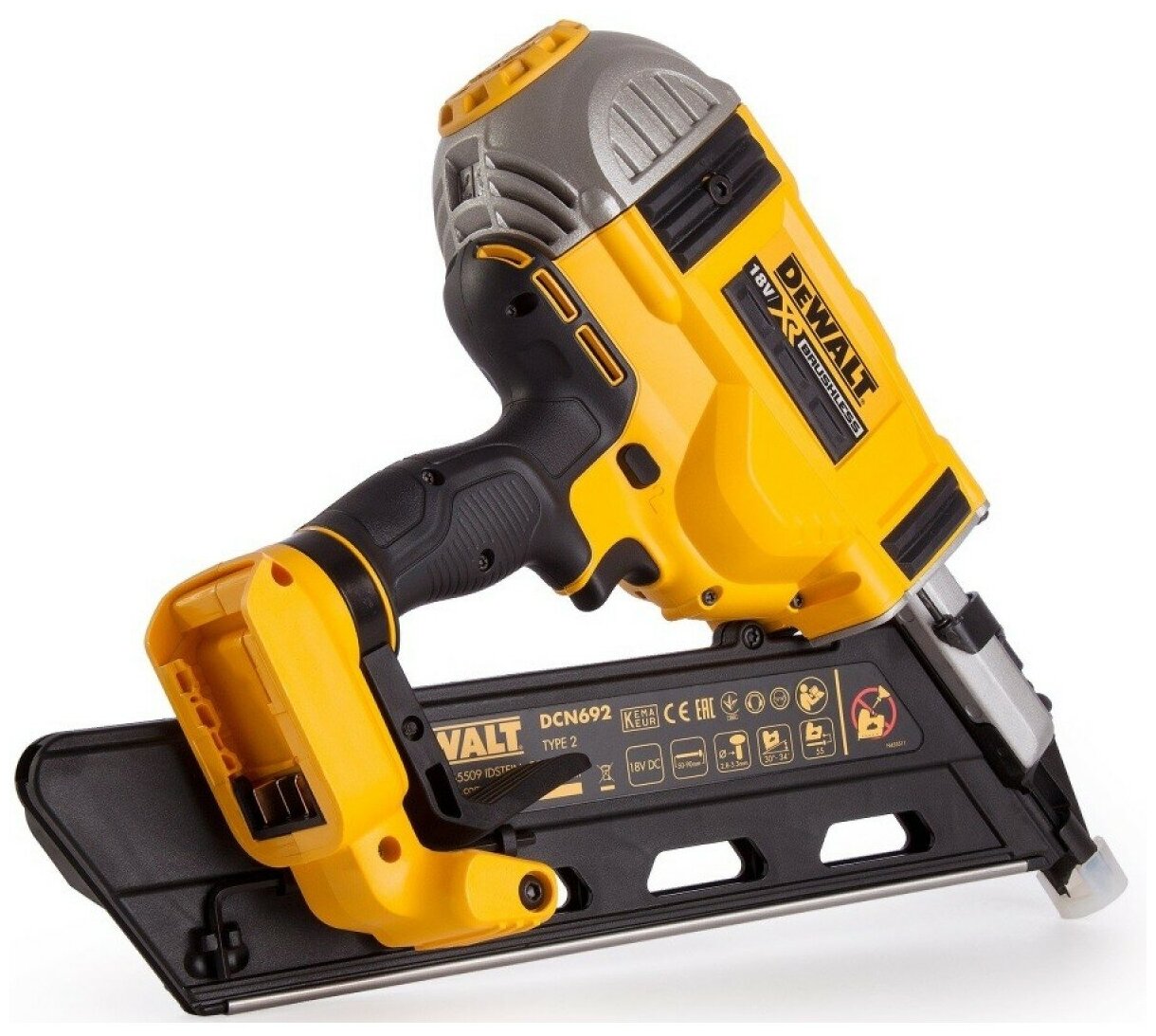 Гвоздезабиватель аккумуляторный DeWalt DCN692N (без Акк и З/у) - фотография № 2