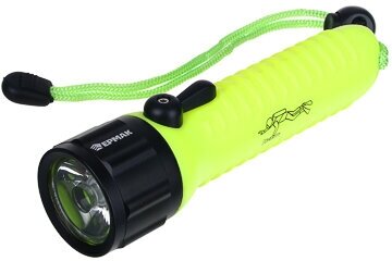 фото Ермак фонарь водонепроницаемый, 1 xpe led, 4xaa, 1 режим, пластик, алюминий