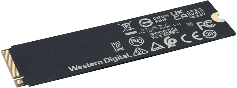 Твердотельный накопитель Western Digital WD Black SN770 1 ТБ M2 WDS100T3X0E