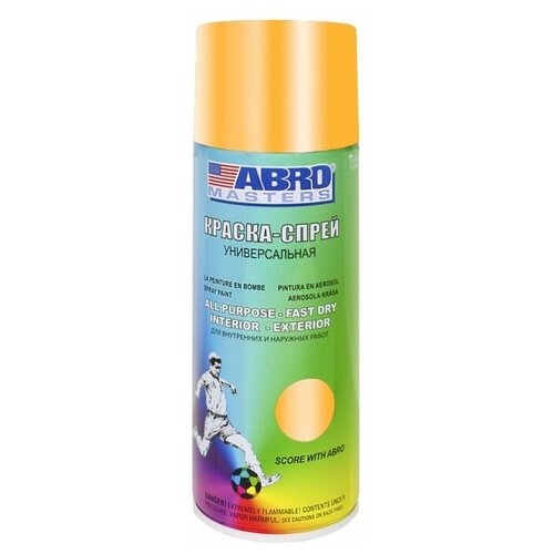 ABRO Краска-спрей ABRO MASTERS, 226 г/272 мл, золото 18К SP-030-AM краска abro spray paint золотая золото 624 мл 1 шт