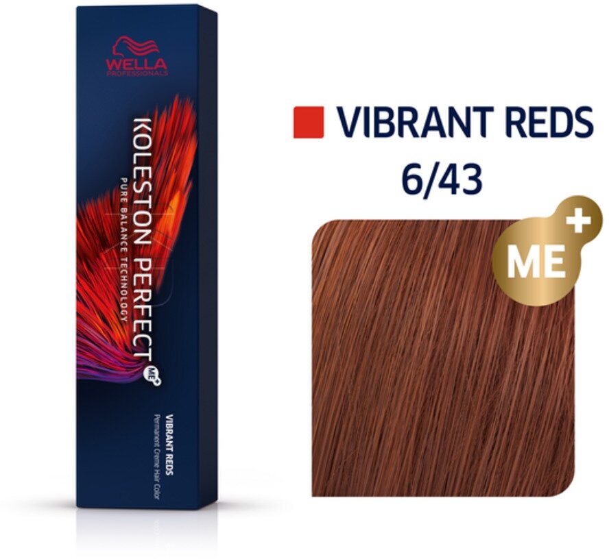 Wella Professionals Koleston Perfect Me+ Vibrant Reds краска для волос, 6/43 Дикая орхидея, 60 мл - фотография № 9