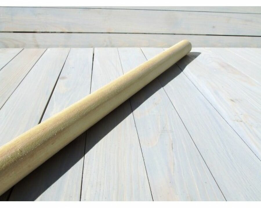 Черенок для лопаты, тяпки, швабры деревянный 35 мм 1,2 метра - фотография № 3