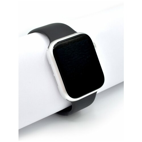 фото Ремешок (силиконовый) inaks для часов apple watch 42/44 черный