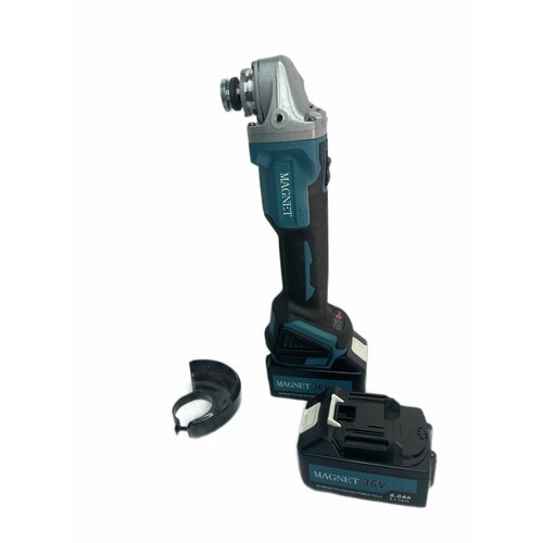 УШМ аккумуляторная 125мм 18v MAGNET premium, Аккумуляторная угловая шлифовальная машинка Магнет 125мм, 18 в.