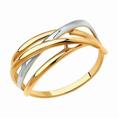 Кольцо Яхонт, золото, 585 проба, размер 17 кольцо platina красное золото 585 проба эмаль хризолит размер 17