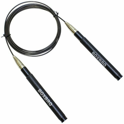 фото Скакалка boxbro self-locking черная