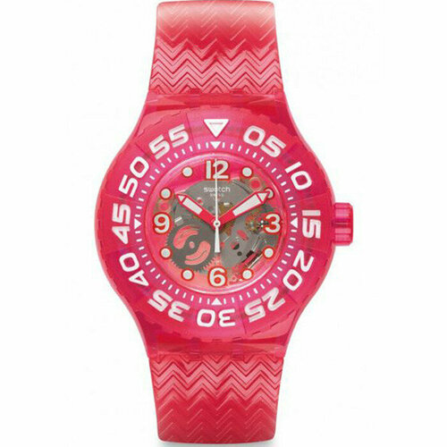 Наручные часы swatch, розовый berry