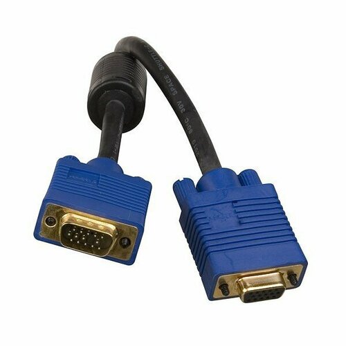 Кабель соединительный VGA(m) - VGA(m) 15м VCOM, 2 фильтра, черный (VVG6448-15M)