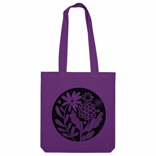 фото Сумка шоппер us basic, фиолетовый