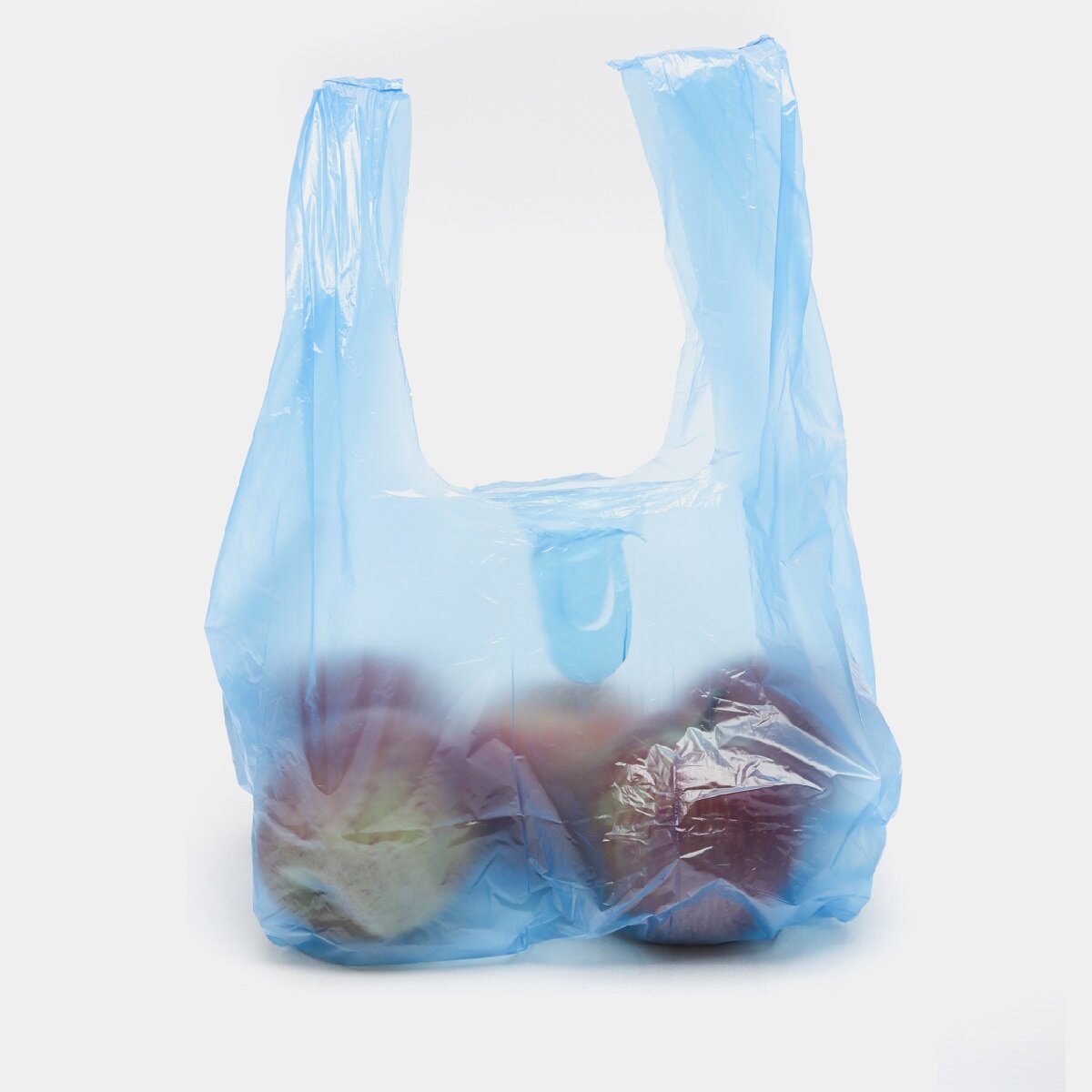 Пакет майка хозяйственный Mini, 16см*30см 100 пакетов, голубой - фотография № 2