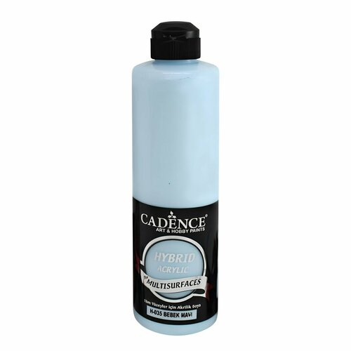 Акриловая краска Cadence Hybrid Acrylic Paint, 500 ml. Baby Blue H-035 seresstore artdeco acrylic wood paint 500 ml baby pink