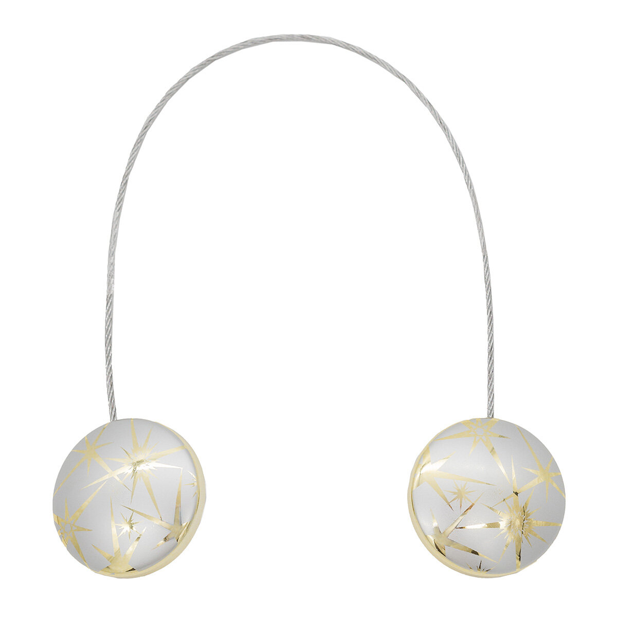 Подхват для штор магнитный, диаметр 4,5 см, длина троса 30 см, SmolTex (2С3)