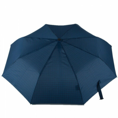 Зонт Jonas Hanway, полуавтомат, 3 сложения, для мужчин, синий