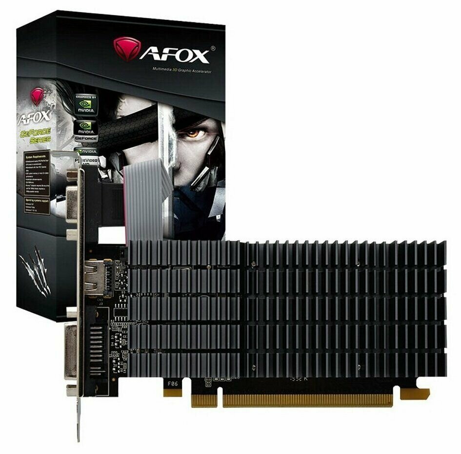 Видеокарта AFOX GeForce 210 512Mb (AF210-512D3L3-V2), Retail