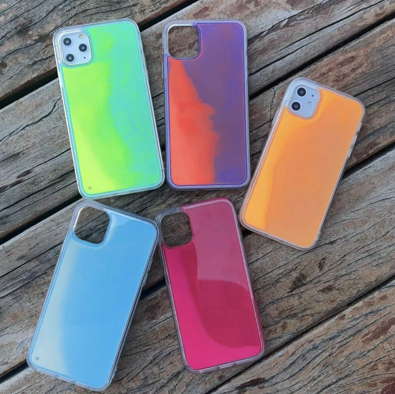 Чехол-антистресс, с переливающимся песком, для iPhone 11 Pro Max, малиновый — фото 1