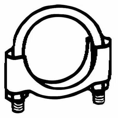 Хомут глушителя Fenno Steel X91173 для BMW 5 серия E60, E61