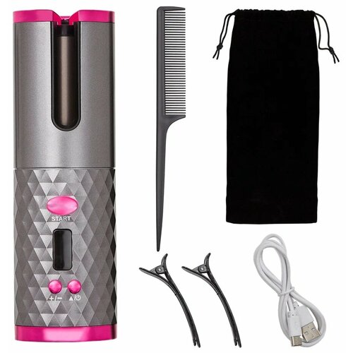 Плойка для завивки волос беспроводная Мультистайлер для волос Стайлер для завивки волос Плойка для создания локонов волн и кудрей USB Завивка 135300₽