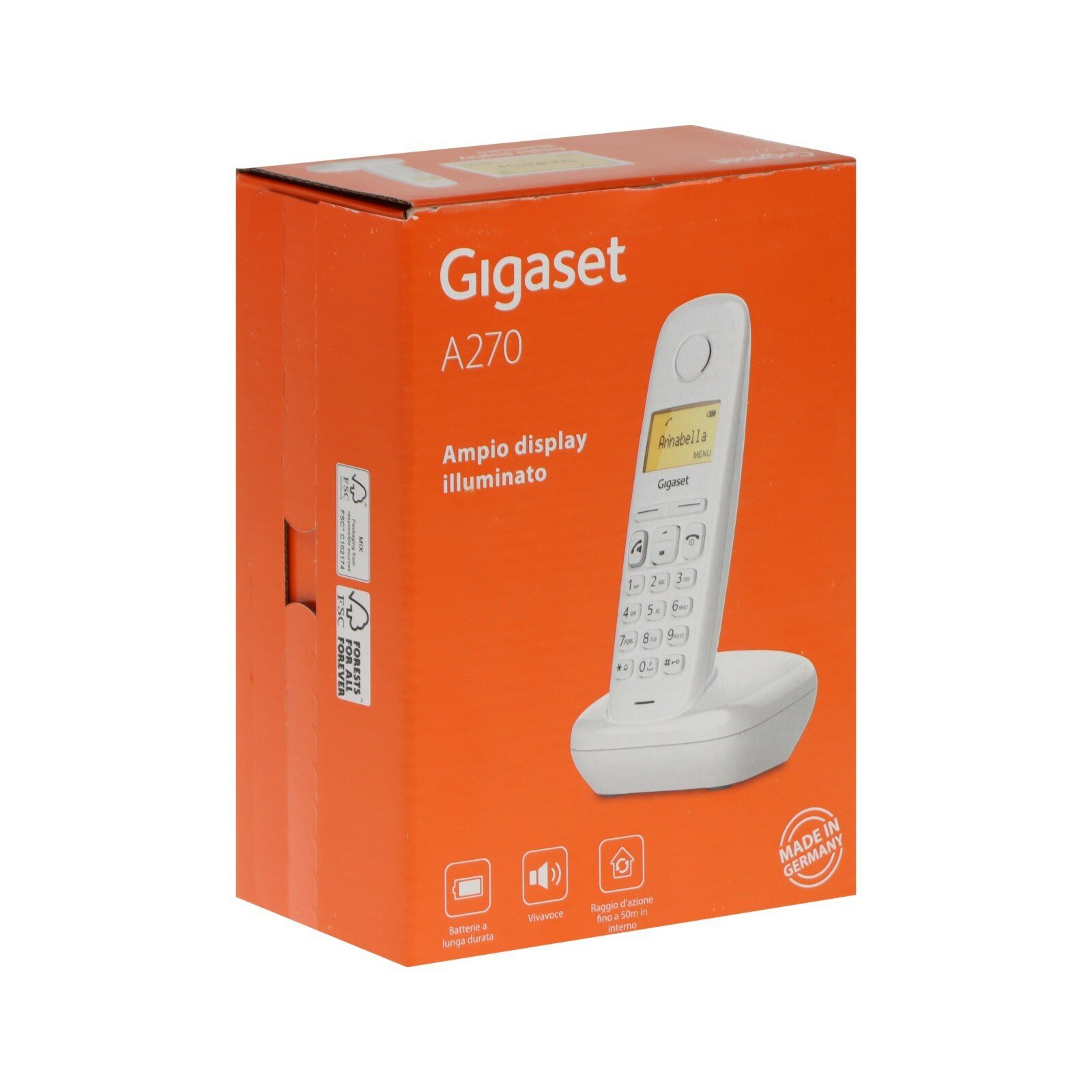 Gigaset A270 White радиотелефон DECT