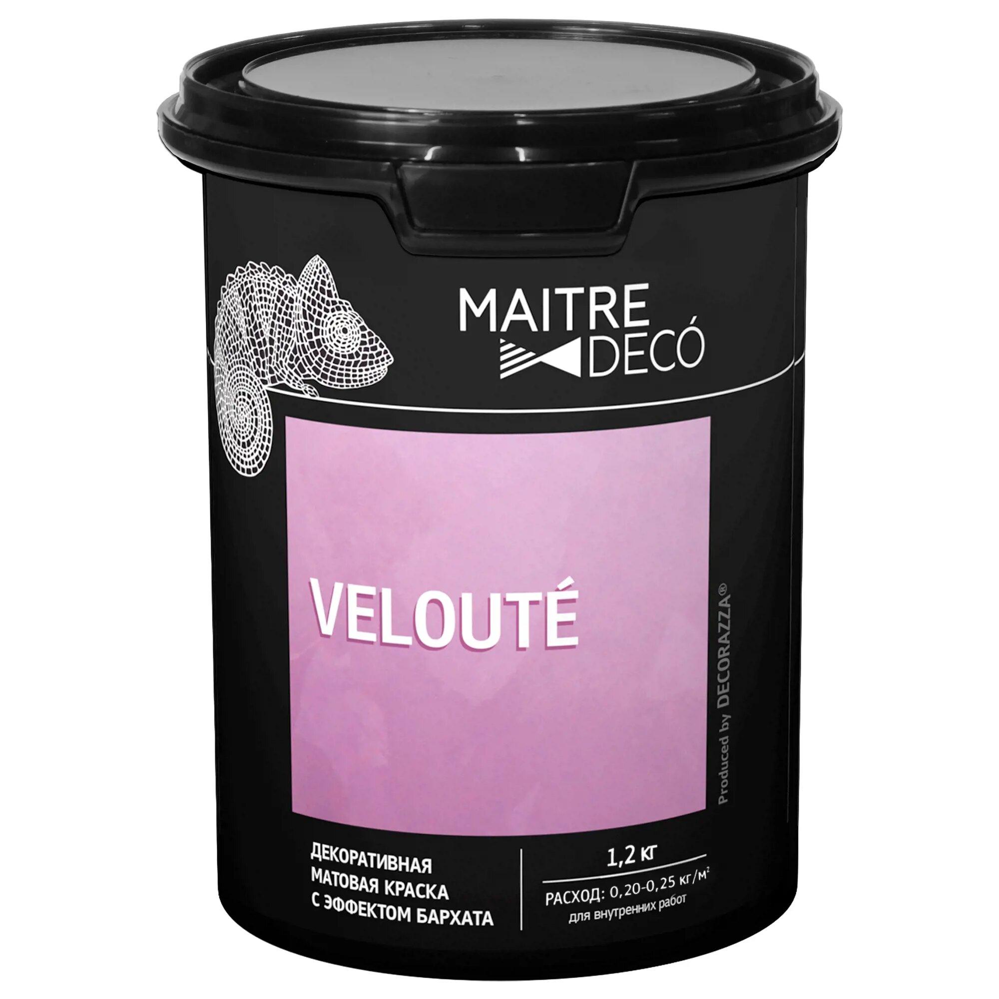 Декоративная краска Maitre Deco «Veloute» эффект бархата 1.2 кг