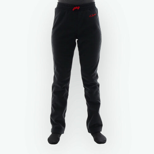 Брюки Dragonfly Женские флисовые брюки Dragonfly Level Black Red, размер S, черный