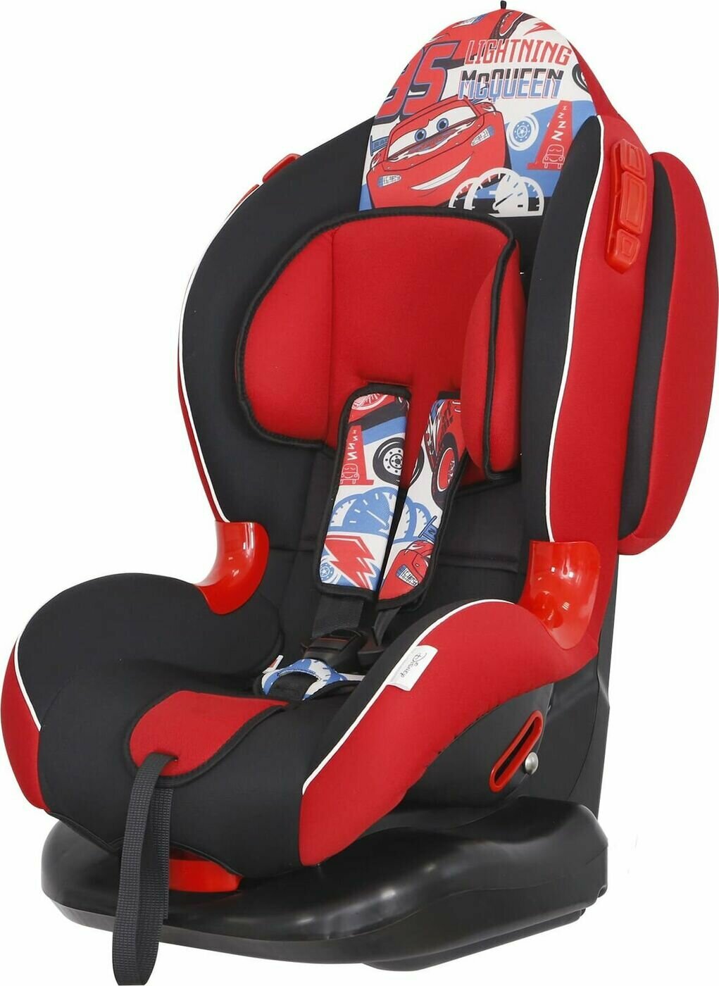 Автокресло Siger Disney Кокон "Тачки. Спидометр" Isofix, 9-25кг, красное - фото №4