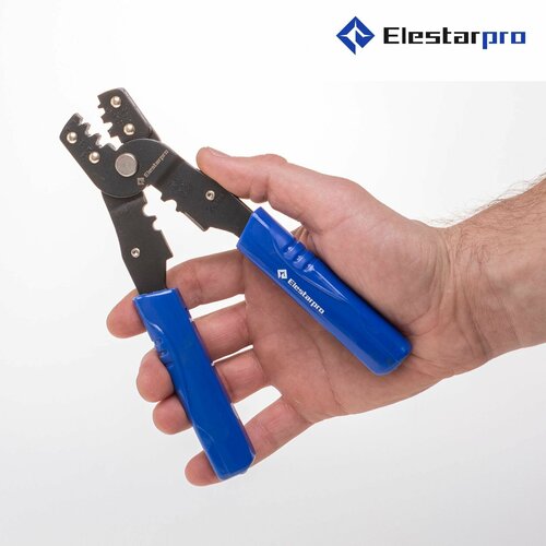 Кримпер для обжима автоклемм изолированных и неизолированных 010-60мм2 ElestarPRO 698₽