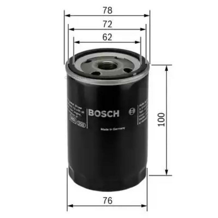 Масляный фильтр Bosch - фото №3