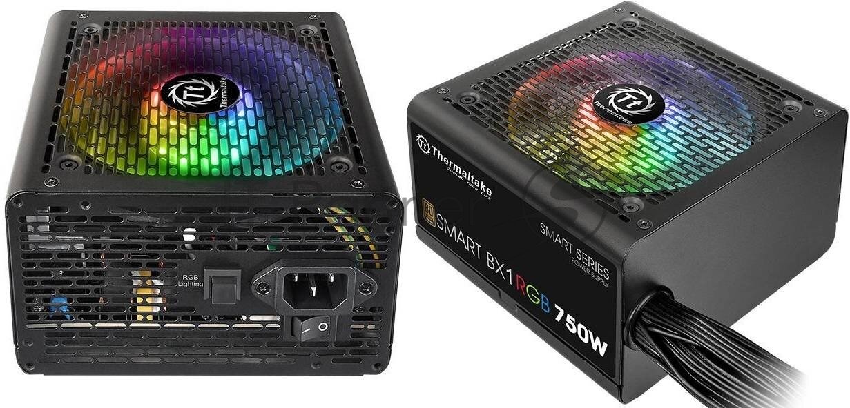 Блок питания Thermaltake Smart BX1 RGB 750W SP-750AH2NKB-2 - фото №3