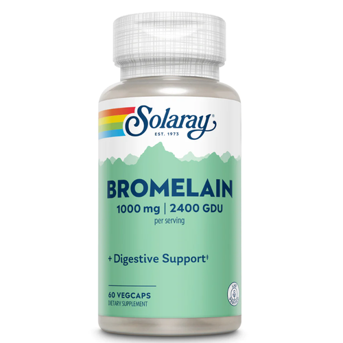 Solaray Bromelain 1000 mg [2400 GDU] (Бромелаин 1000 мг) 60 вег капсул (Solaray)