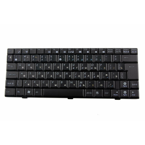 клавиатура для ноутбука asus eee pc 1000he черная с рамкой Клавиатура для ноутбука Asus Eee PC 1000HE /черная/ RUS