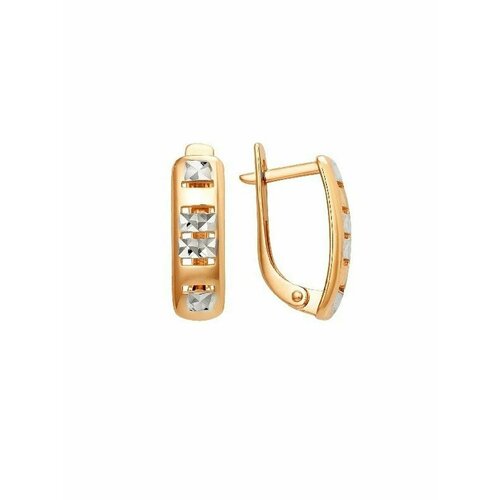 Серьги NOLA, красное золото, 585 проба, золотой