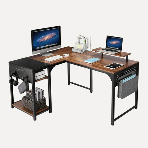 Изображение товара Стол письменный угловой Eureka ZX-L150B-RWB