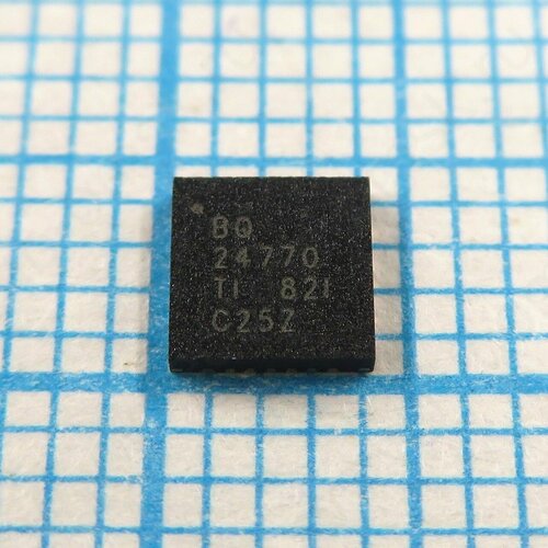 BQ24770RUYR BQ24770 - Контроллер заряда батареи постоянного тока с системным монитором питания и индикатором перегрева процессора 312₽