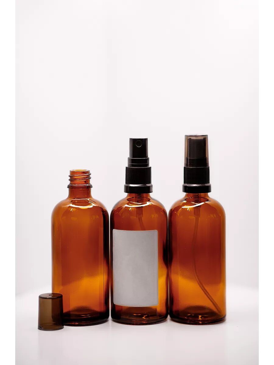 Флаконы распылитель 100 мл стеклянные — фото 1