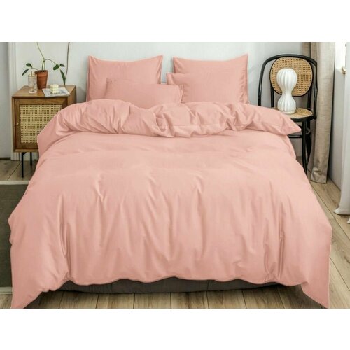 розовый, персиковый