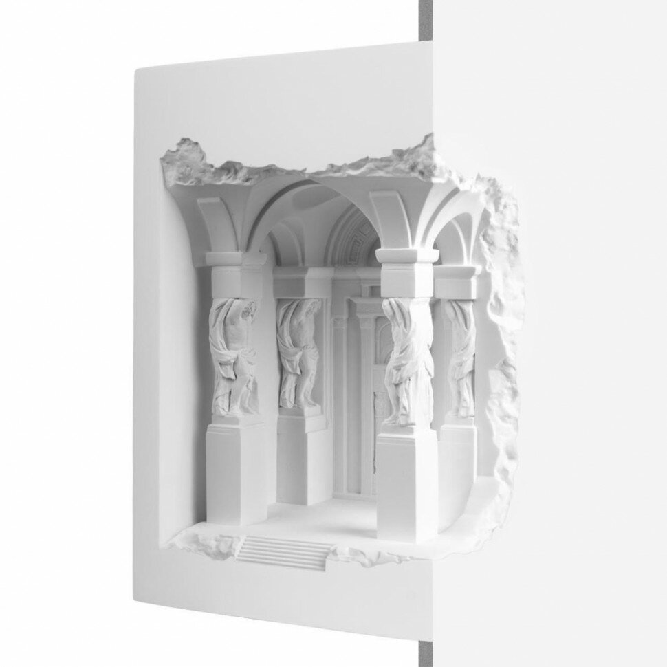 LOFT IT 10355B Гипсовый встраиваемый светильник под покраску LOFT IT Antique