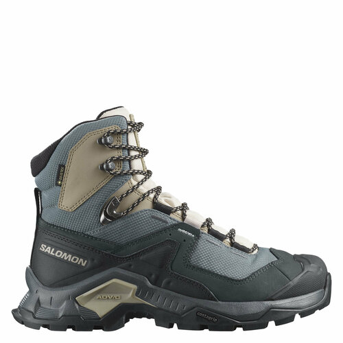 фото Ботинки хайкеры salomon quest element gtx w 2025 (ebony / rainy day / stormy weather 6,5), размер uk:6,5, серый, синий