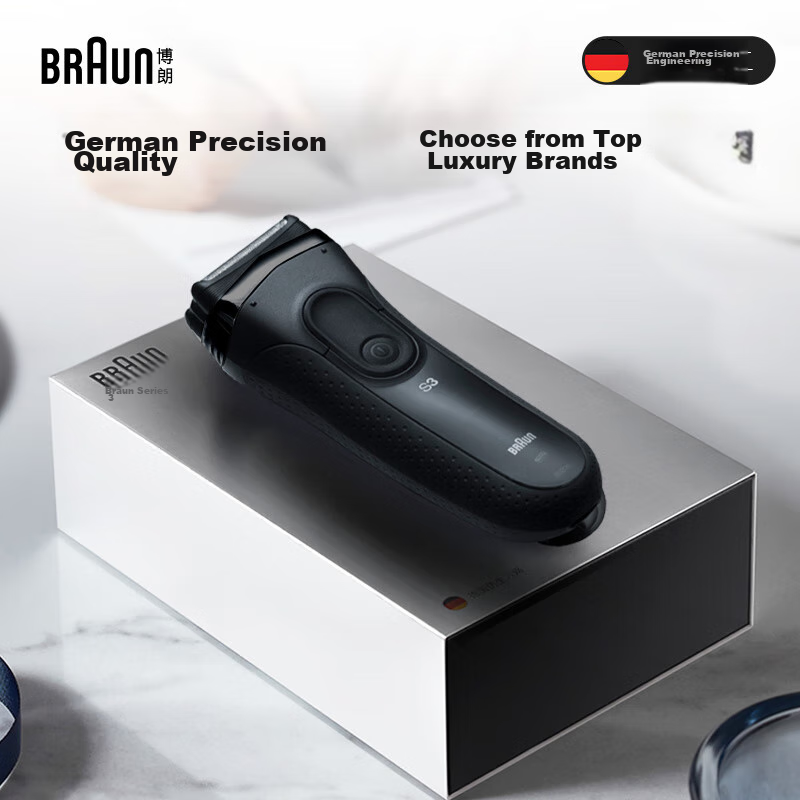 Мужская электробритва BRAUN Classic 3 Series 3000s, черный